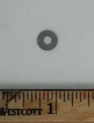 Washer Thrust Brass 7/8 OD x 1/2 ID for Aviation Ground Support Equipment