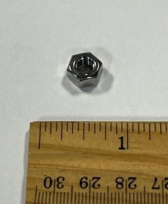 Sage Parts Stainless Steel Nut, 6mm Diameter for Aviation Ground Support Equipment
