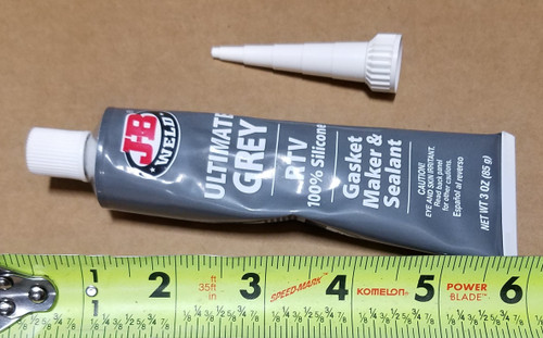 Sage Parts Silicone Grey JB Weld 3 oz for Aviation Ground Support Equipment
