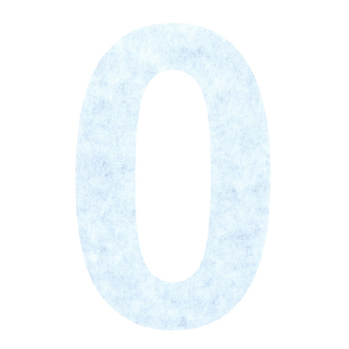 DECAL, NUMBER 0 DI for Aviation Ground Support Equipment