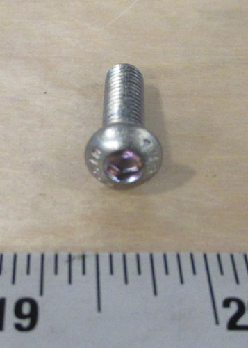 Screw M6x1.00 Zinc Finish 20mm Length for Ground Support Equipment