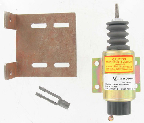 SOLENOID, 12VDC W/ BRACKET ASSEMBLY