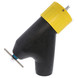 RAMPTECH 4" Wye Drain Coupling with Hose Barb for Ground Support Equipment