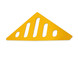 Front Caution Decal Size 1 - United Yellow for Ground Support Equipment