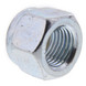 Zinc-Plated Hex Lock Nut for Aircraft Ground Support Equipment (GSE) - Aviation Cargo Dolly and Towbar Hardware
