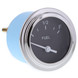 Fuel Level Gauge for Ground Support Equipment (GSE) | E-F Scale | Chrome-Trim Industrial Grade