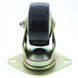 RAMPTECH Heavy-Duty Swivel Caster with 3-25/32 Inch Wheel - Durable Black Rubber Tread