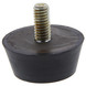 Threaded Rubber Bumper Stop - Compatible with Harlan and Clark Baggage Tractors | GSE Parts