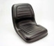 Heavy-Duty Vinyl Forklift Seat - Compatible with Hyster E40-65Z Series | Industrial-Grade Replacement GSE Part