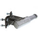 New Heavy-Duty 12" Vertical Caster Spindle Assembly - Compatible with Clyde Machines GSE Cargo Dollies & Transporters | Industrial-Grade Steel Construction