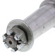 New Heavy-Duty 12" Vertical Caster Spindle Assembly - Compatible with Clyde Machines GSE Cargo Dollies & Transporters | Industrial-Grade Steel Construction