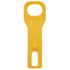 Heavy-Duty Yellow Stop Weldment Plate for Cargo Dolly | Clyde GSE Equipment Part