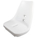 White Molded Plastic Seat - Compatible with NMC-Wollard Airport Stairs and TLD Belt Loaders (No Armrest)
