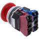 E-Stop Switch with 1 NC & 1 NO Contact Block for Ground Support Equipment