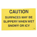 Slippery When Wet Decal for TUG 660 Series Ground Support Equipment