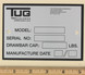Data Obsolete Plate for TUG M1, M1A, M7, MA, MH, MZ, and Textron Models