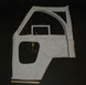 Vinyl Door for Tug MT Rev3 (Left Hand) - White Ground Support Equipment