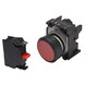 SWITCH, PUSH BUTTON MOM. N.C. WITH RED L-SP5018