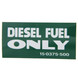 Diesel Fuel Only Decal for Aviation Ground Support Equipment