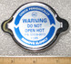 Harlan Radiator Cap 7 lbs for HTAB40SDWFN, HTAG50SDWFN, HTAG, HTLPAR60SDWCN, HTSBGKB60SDWHG