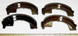 Brake Shoe Set of 4 for Clark 2330237, CT-40 Series & Harlan HTAB40SDWFN, HTAG50SDWFN