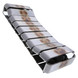 Flat-Top Stainless Steel Chain, 20 Pitch