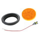 LAMP, ROUND AMBER 24V L.E.D. 4 INCH-041697