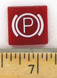 LENS, PARK BRAKE APPLIED INDICATOR