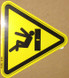 DECAL, Overhead Hazard Warning for Aviation Ground Support Equipment