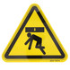 DECAL, Overhead Hazard Warning for Aviation Ground Support Equipment