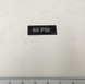 DECAL, 60PSI-TS3DECAL