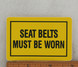 DECAL, SEAT BELTS MUST BE WORN-9309176
