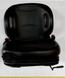 Seat with suspension and orange seatbelt for ground support equipment