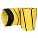 12in x 30ft Premium Duct with Cuff and Velcro for Ground Support Equipment