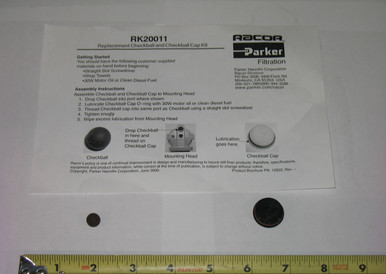 Checkball Cap/Ball Kit for GSE | Optimize Performance & Reliability