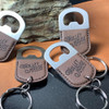 Wholesale engraved Rum Mini Opener customized with Trolley House logo