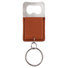 Wholesale Square Cognac Keychain Bottle Opener engraved with your logo