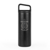 Wholesale engraved 16 oz. MiiR Wide Mouth Water Bottle customized with Passwater Waterworks logo on a white background