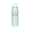 Wholesale engraved 32 oz. MiiR Wide Mouth Water Bottle customized with Groove Master Cold Brew logo on a white background