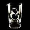 Wholesale Cristallo Mixing Glass Engraved with Fierce & Kind Logo