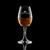 Wholesale engraved Glencairn Copita Nosing Glass customized with Ranger Creek Distilling logo on a black background