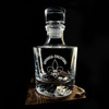 Aeneas Decanter Engraved with Charred Creations Logo