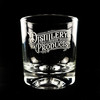 Wholesale Whiskey Barrel OTR Rocks Glass Engraved with Distillery Products Logo