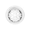 Base of Wholesale 10.5 oz. Snowflake Rocks Glass engraved with your logo