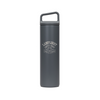 Wholesale engraved 20 oz. MiiR Wide Mouth Water Bottle customized with Lamplight Coffee Shop logo on a white background
