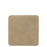 Wholesale Tan Square Coaster engraved with your logo