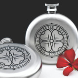 Wholesale engraved 5 oz. Sporran Flask customized with Catoctin Creek Distilling logo