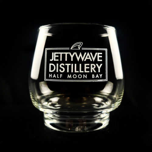 Wholesale Single Barrel Select Rocks Glass Engraved with Jettywave Distillery Logo Wholesale Single Barrel Select Rocks Glass Engraved with Jettywave Distillery Logo