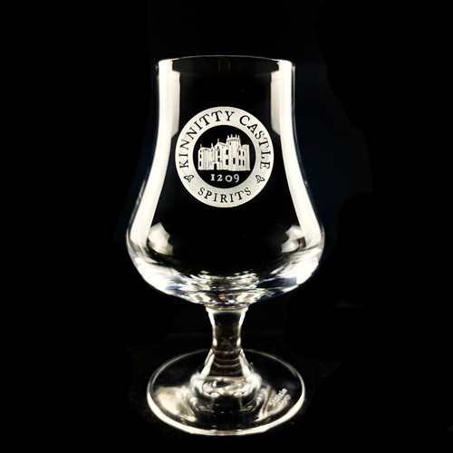 Wholesale Stolzle Nosing Glass Engraved with Kinnitty Castle Logo Wholesale Stolzle Nosing Glass Engraved with Kinnitty Castle Logo