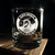 Bootlegger Bourbon Rocks Glass Engraved with Black Knights Logo